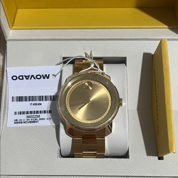 Movado Luxurious Gold-Tone Watch